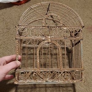 Decorative hanging birdcage